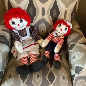 Raggedy Ann And Andy Like New!